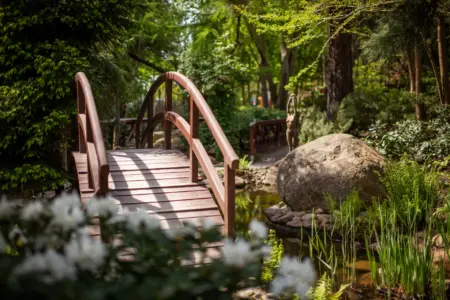 Gartenbrücke